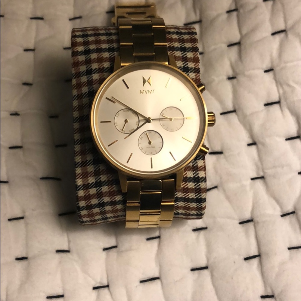 MVMT women's gold watch